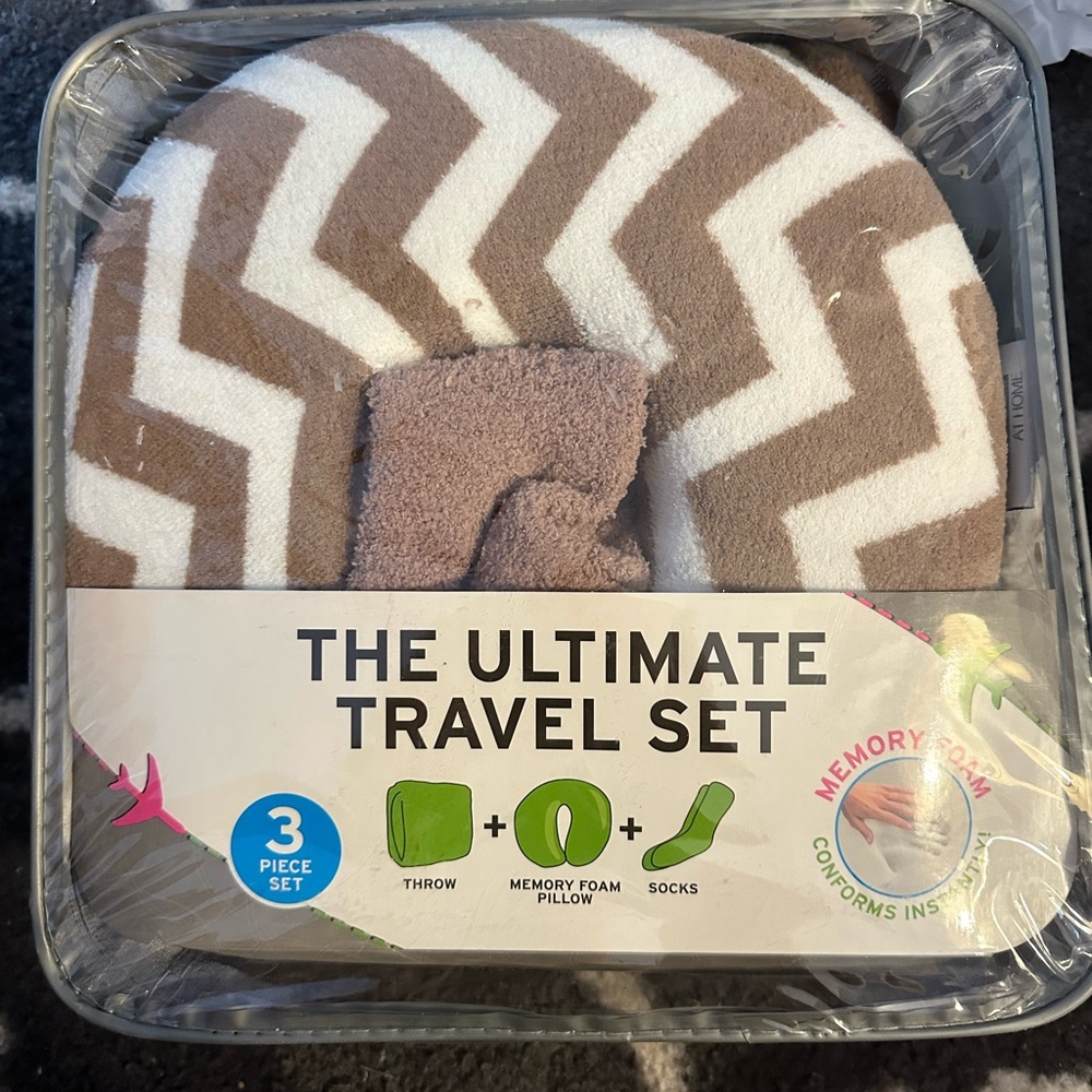 Memory Foam Travel Set-3 piece